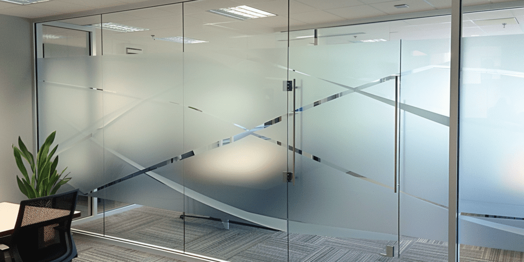 Frosted Glass Film for Modern Offices